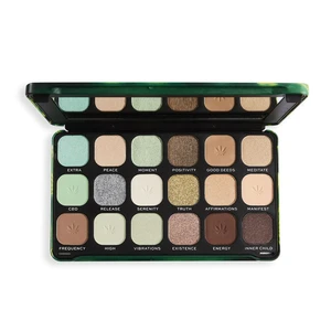 Makeup Revolution Forever Flawless paleta očních stínů odstín Chilled Vibes 18 x 1.1 g