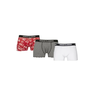 Boxer Shorts 3-Pack Hohoho Aop+blk/wht+wht