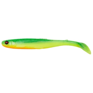 Savage gear gumová nástraha slender scoopl shad green yellow - 15 cm 17 g