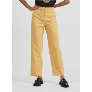 Yellow trousers VILA Britt - Women