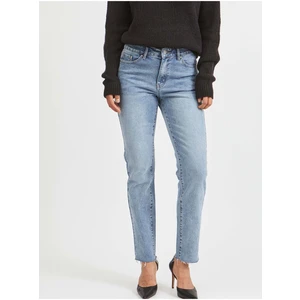 Blue Straight Fit Jeans VILA Stray - Women