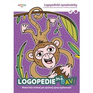 Logopedie mě baví - 1. díl - logopedické vymalovánky - motorická cvičení