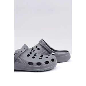 Men's Slides Sandals Crocs Grey