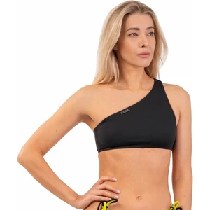 Nebbia One Shoulder Bandeau Bikini Top Dámské plavky Black M