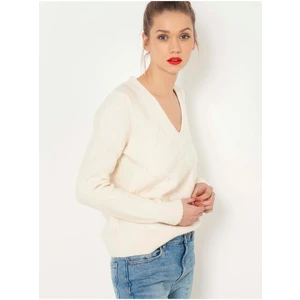 Cream Light Sweater CAMAIEU - Women