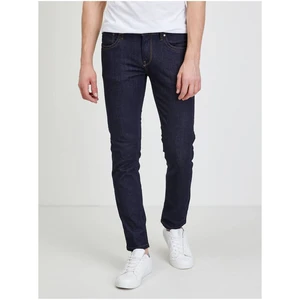 Tmavě modré pánské slim fit džíny Pepe Jeans Hatch - Pánské