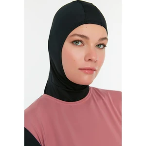 Trendyol Black Collar Hijab Swimsuit Cap