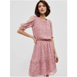 Pink Women's Floral Dress Moodo - Women