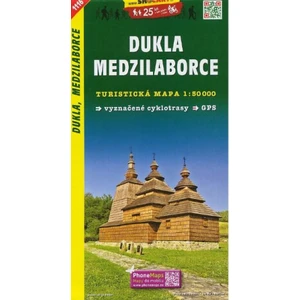 Dukla, Medzilaborce 1:50T/1116 Turistická mapa SHOCart