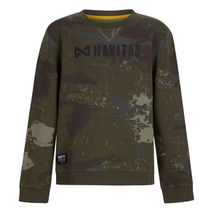 Navitas mikina identity camo kids sweatshirt - 7-8 let