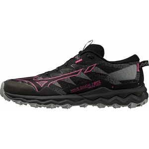 Mizuno Wave Daichi 7 GTX Black/Fuchsia Fedora/Quiet Shade 38,5 Scarpe da corsa su pista