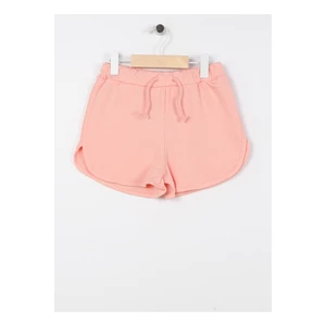 Koton Elastic Waist Normal Pink Girls' Shorts 3skg40058ak