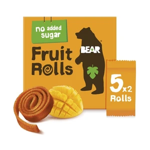 BEAR Fruit Rolls Mango sušené ovocie 5x20 g