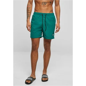 Men's Swimsuit Block Green