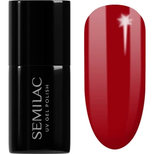 Semilac UV Hybrid Valentines gelový lak na nehty odstín 345 Gorgeous Red 7 ml