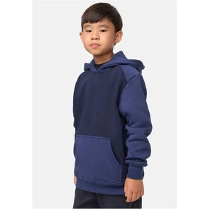 Boys' Two-Tone Fake Raglan Midnight Navy/Navy Hoodie/Dark Blue