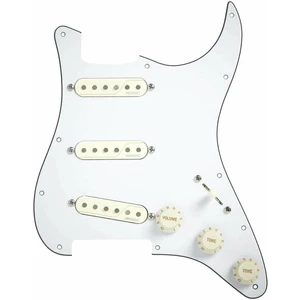 Fishman Fluence Single Width Loaded Pickguard Strat White Micro guitare