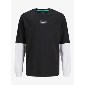 Black Boys' T-Shirt Jack & Jones Tribeca - Boys