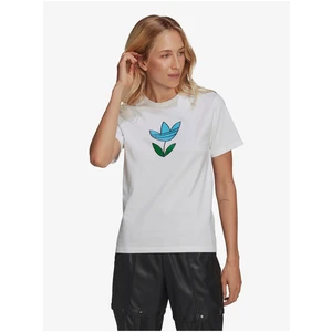 White Women's T-Shirt adidas Originals - Women