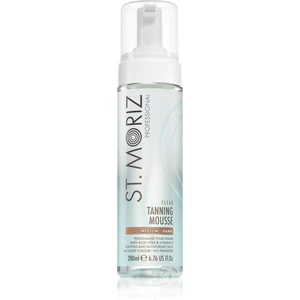 St. Moriz Tanning Mousse Clear samoopaľovací prípravok priesvitný typ Medium - Dark 200 ml