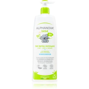 Alphanova Baby Bio sprchový gél a šampón 2 v 1 pre deti od narodenia 500 ml