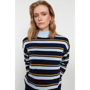 Trendyol Sweater - Navy blue - Regular fit