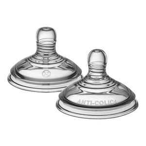 Tommee Tippee C2N Closer to Nature Anti-colic Advanced Teats cumlík na fľašu 0m+ Vari Flow 2 ks