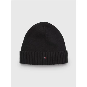 Black men's beanie with cashmere Tommy Hilfiger - Men