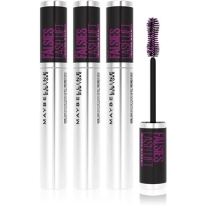 Maybelline The Falsies Lash Lift Extra Black riasenka predlžuje a zhusťuje mihalnice 3x