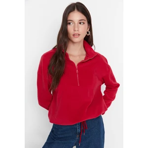 Trendyol Sweatshirt - Burgundy - Regular fit