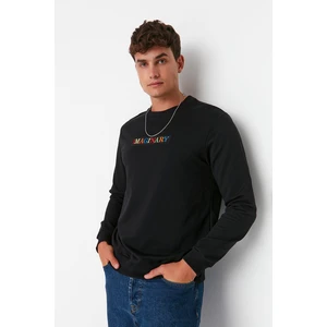 Trendyol Sweatshirt - Black - Regular fit