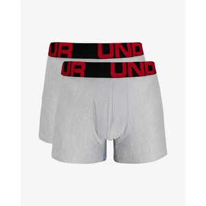 Under Armour Tech 3in 2 Pánské boxerky 2 kusy 1363618-011 Gray S