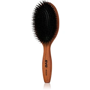 EVO Bradford Pin Bristle Dressing Brush plochý kartáč s nylonovými a kančími štětinami 1 ks