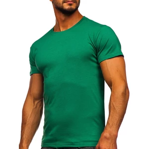 Zelené pánské tričko bez potisku Bolf 2005-101