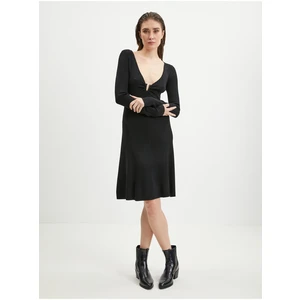 Black Ladies Sweater Dress Guess Olivia - Women