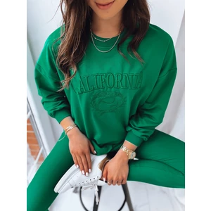 Women's sweatshirt CALIFORNIA DREAM green Dstreet