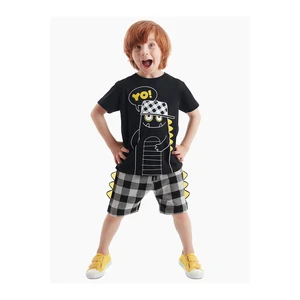 Denokids Yo Dino Boys Shorts Set