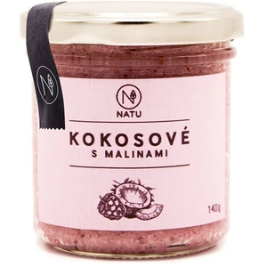 NATU Kokosový krém s malinami 140 g