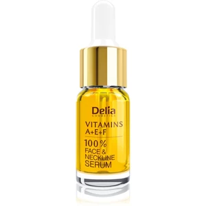 Delia Cosmetics Professional Face Care Vitamins A+E+F protivráskové sérum na tvár a dekolt 10 ml