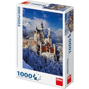 Dino Puzzle Zimní Neuschwanstein 1000 dílků