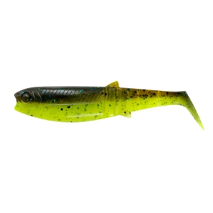 Savage gear gumová nástraha cannibal shad chartreuse pumpkin - 12,5 cm 20 g