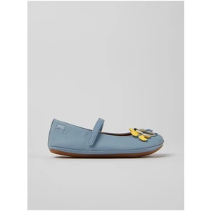 Light blue girly leather ballerinas Camper - Girls