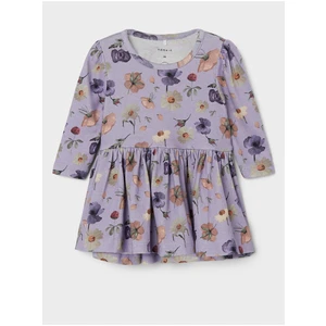 Light purple girly patterned dress name it Barbora - Girls