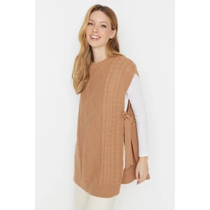 Trendyol Sweater - Brown - Relaxed fit