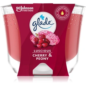 GLADE Luscious Cherry & Peony vonná sviečka 224 g