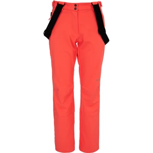 Women's trousers ALPINE PRO ARGA neon coral