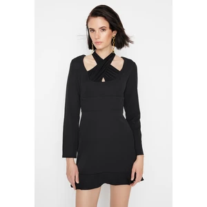 Trendyol Limited Edition Black Cut Out Detailed Dress