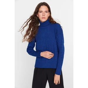 Trendyol Sweater - Blue - Regular fit