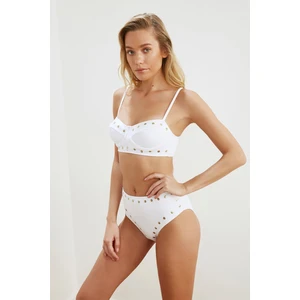 Trendyol Fekete Trok Stone Bikini alsó