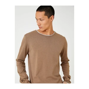 Koton Basic Knitwear Sweater Crew Neck Long Sleeved